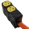 Ac Works Power Strip Cord, STW, 5-15/20R, 5-20P, 1.5 ft., Orange L2130CBF520 - alternate 3